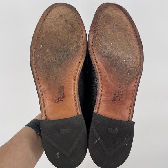 Allen Edmonds Nottingham Shoes Mens 9.5 B Brown Black Kiltie Tassel Loafers USA main image 7